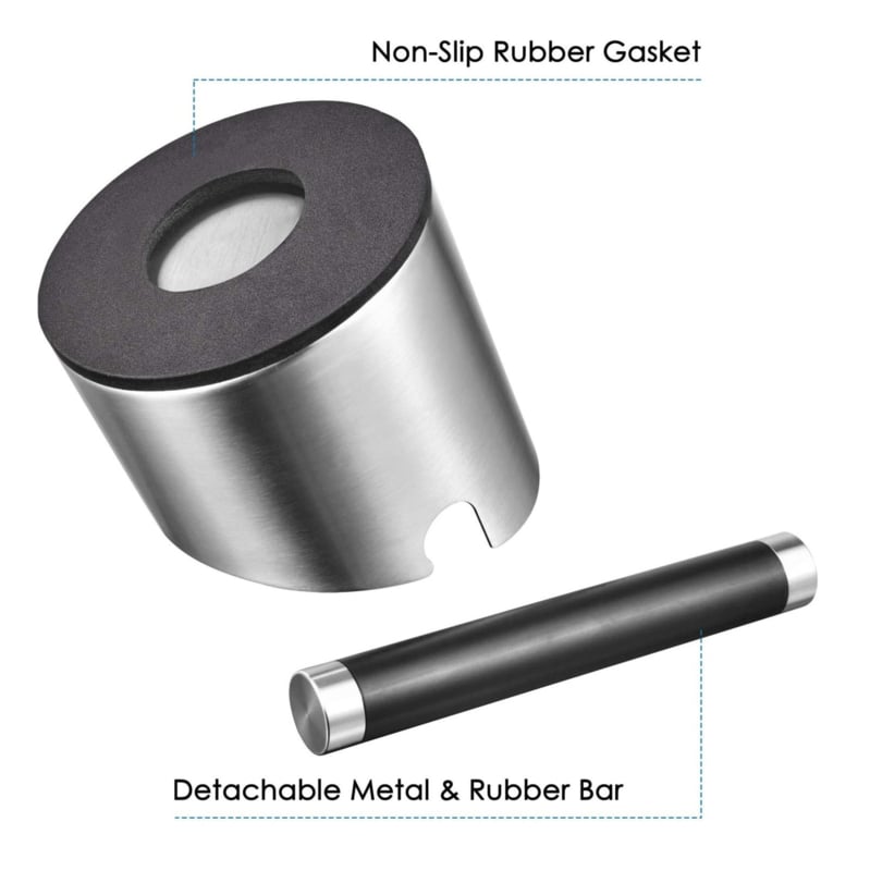 BIG Knock Box – Stainless Steel