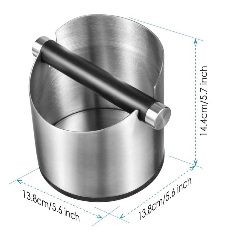 BIG Knock Box – Stainless Steel